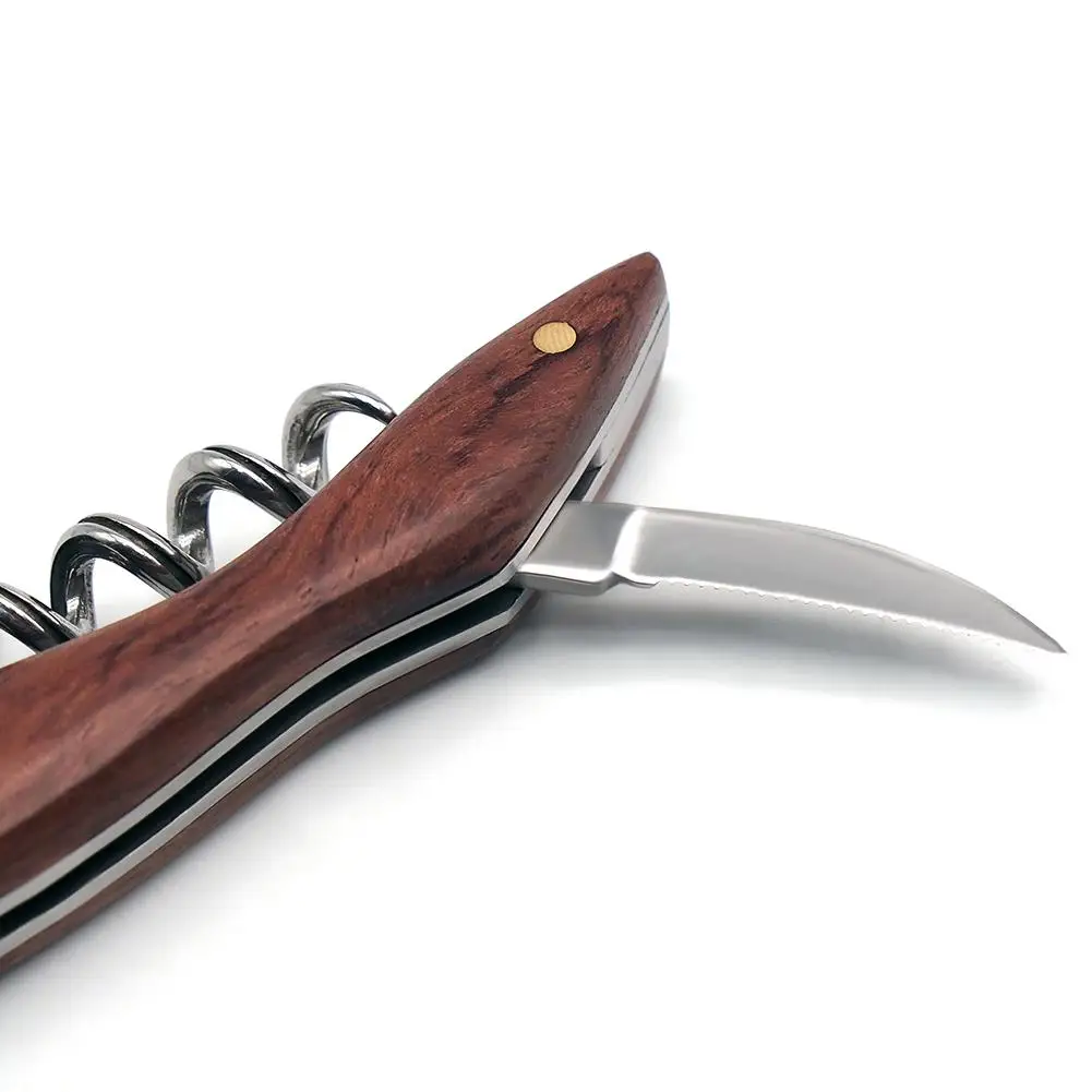 Штопор для вина Профессиональный штопор официантов и нож фольги подарок