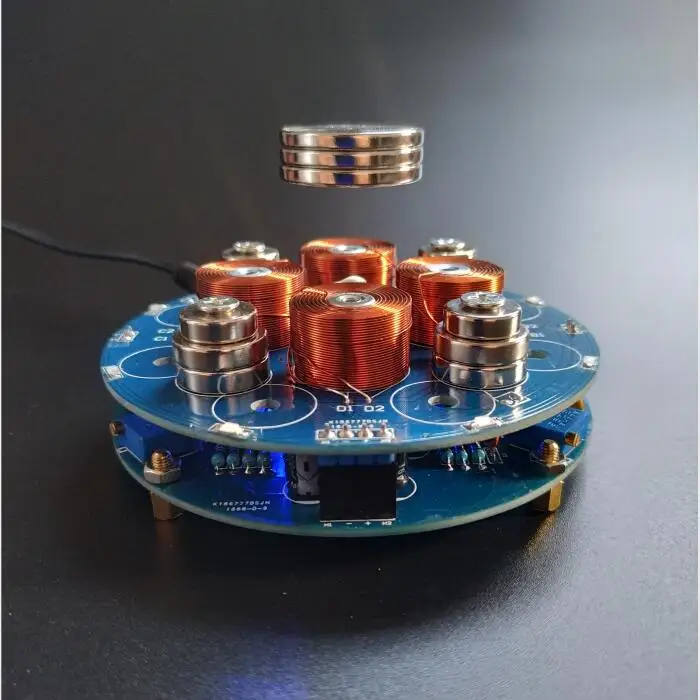 DIY магнитная левитация креативная игрушка Подарки Электромагнитная технология подвеска сердечник лампа несущая 150 г/300 г