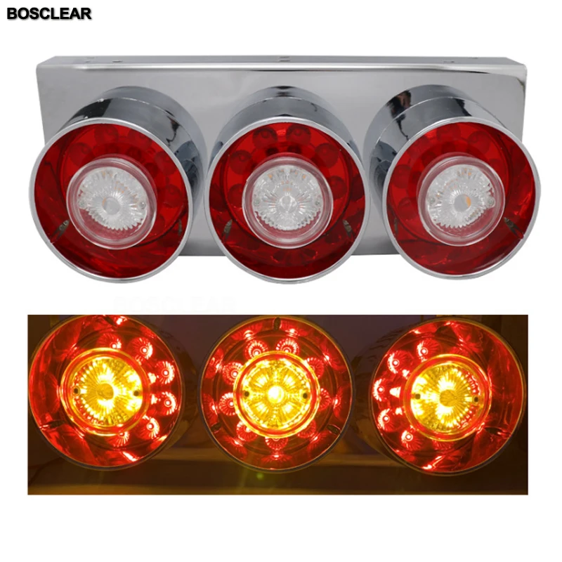 2X 24V автомобиль грузовик светодиодный хвост светильник задний стоп сигнал