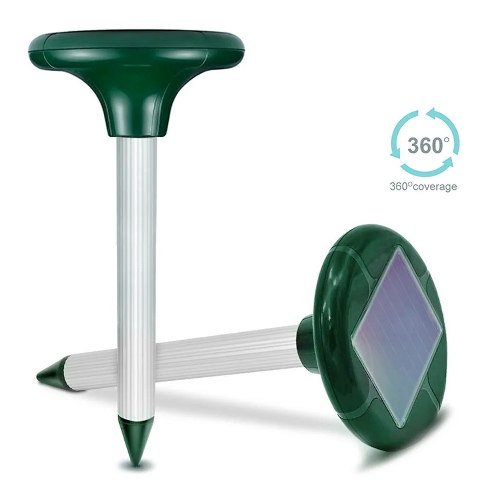 Солнечная энергия анти москитный убийца от кротов змей кошка птица мышь ультра