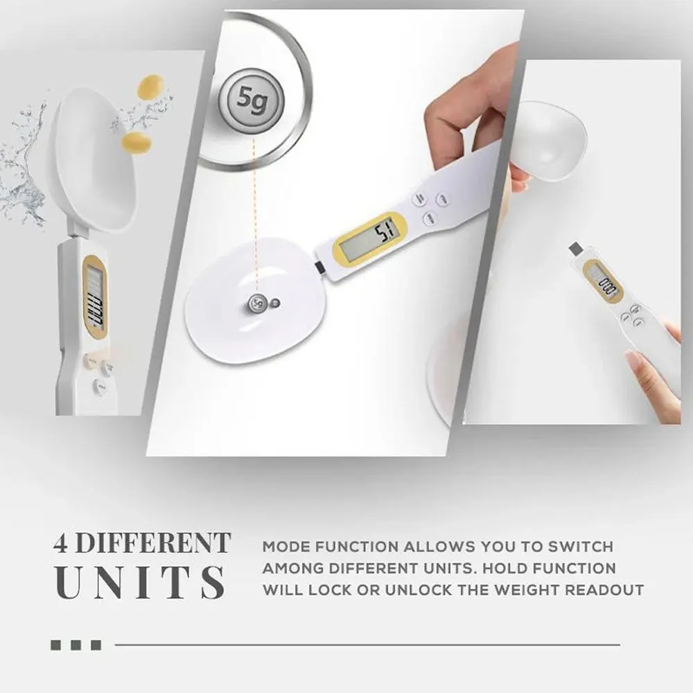 

Precise Digital Measuring Spoons Electronic Spoon Weight Volumn Food LCD Display Scale Mini Kitchen Scales Baking Supplies