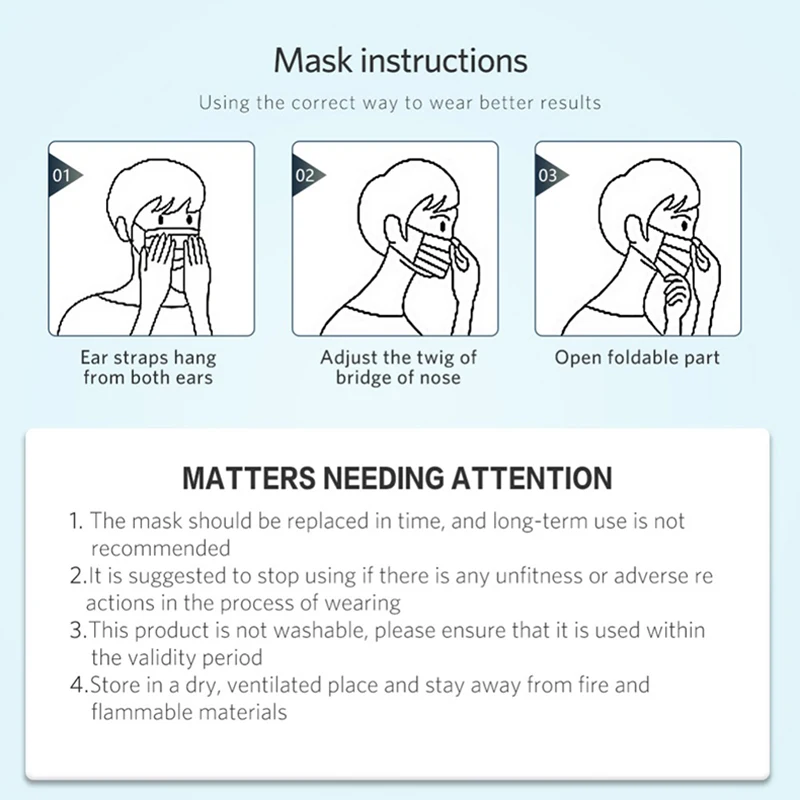 

50pcs Disposable Kid Mask 3-layer Cartoon Non-woven Child Dust Breathable proof Surgical Mask Medical Mask Children Face Mask