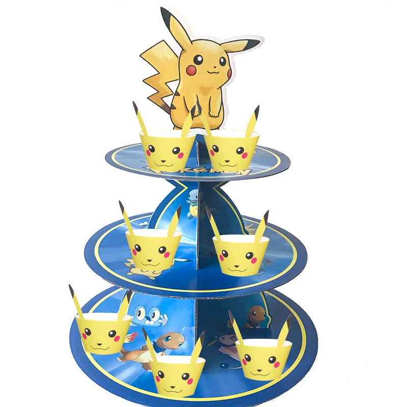 3 Уровня подставка для кексов из мультфильма Детские принадлежности душа