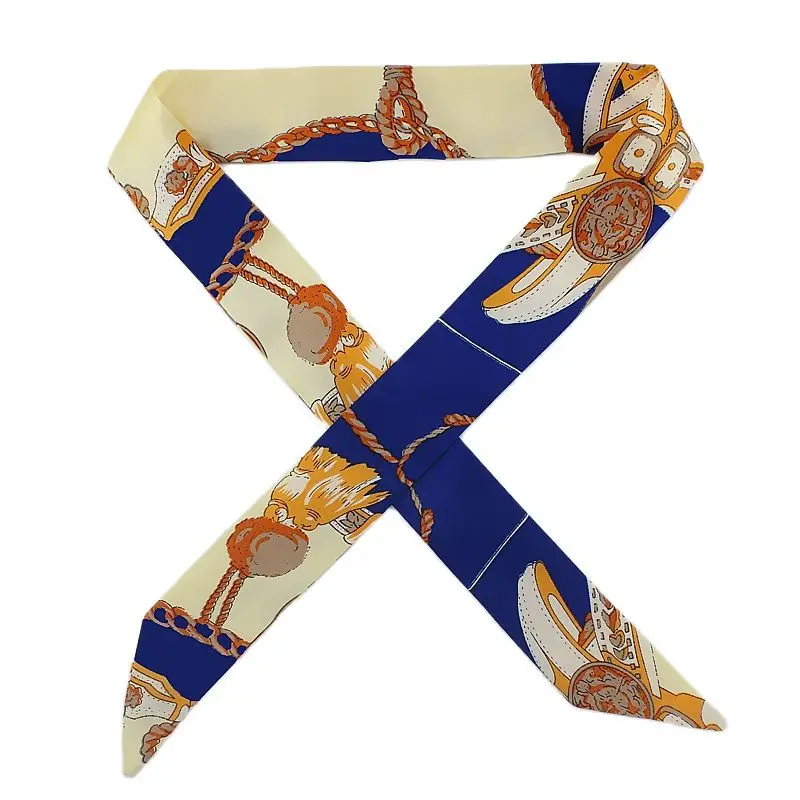 

New Brand Silk Small Long Skinny Scarves Women Fashion Scarf Hair Bags Handle Decoration Tie Multifunction Hand Ribbon Scarf
