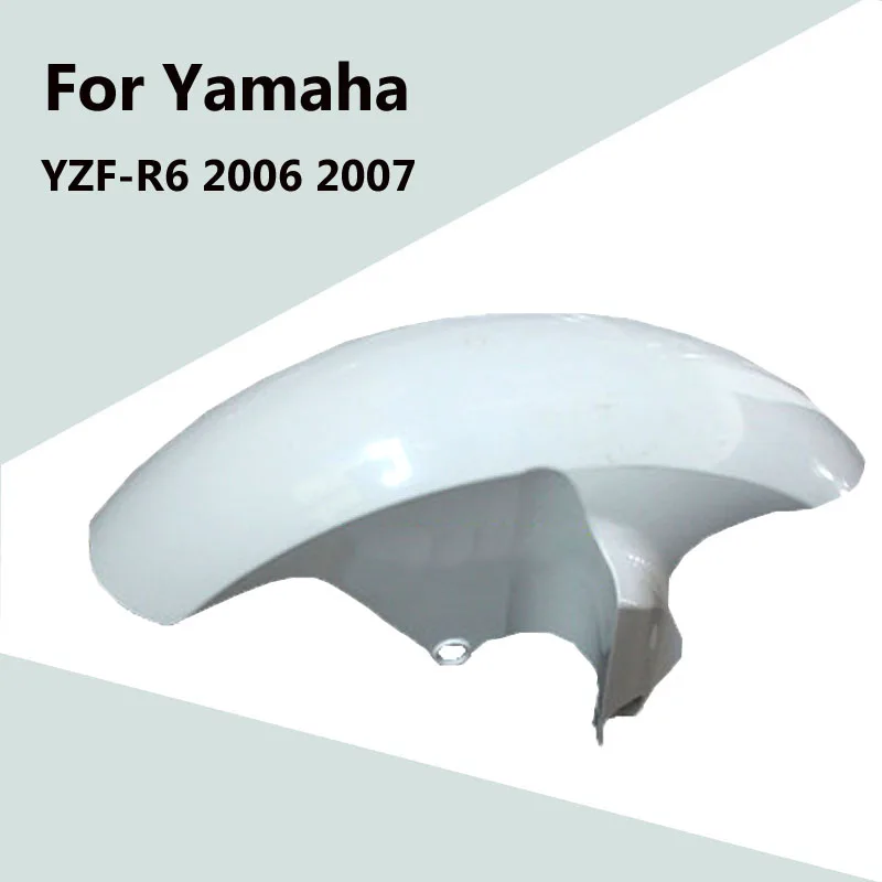 

For Yamaha YZF-R6 2006 2007 Unpainted Front Mudguard Fender ABS Injection Fairing R 6 06 07 Motorcycle Modified Accessories