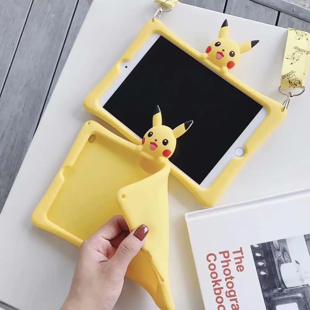 Case For iPad mini4 Tablet Cartoon Cute Silicone Soft Back protective shell Cover case Apple mini 4 7.9 +pen | Компьютеры и офис