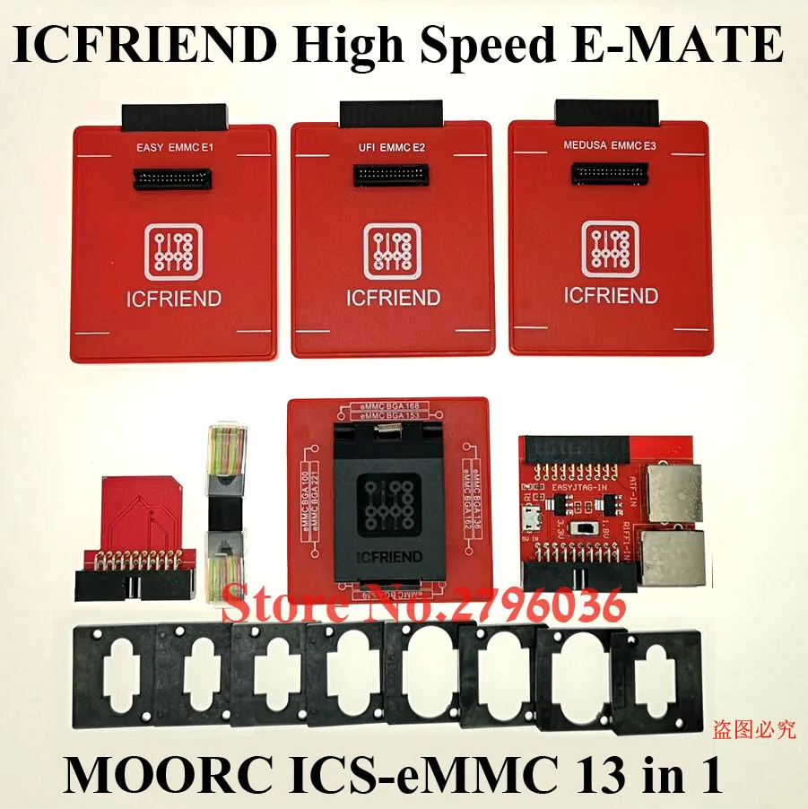 2021 MOORC E MATE X PRO BOX памяти на носителе EMMC BGA 13 в 1 поддержка 100 136 168 153 169 162 186 221 529 254 с Z3X