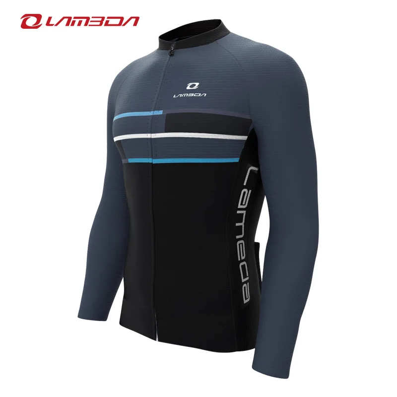 

Lameda 2021 Pro TeamCycling Jersey Men Long Sleeve Anti-sweat Breathable Mtb Bike Mountain Cycling Clothing Asian Size