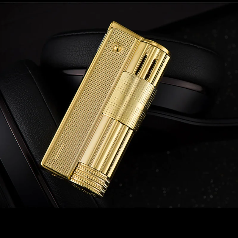 Уникальная ретро старая бензиновая металлическая зажигалка для мужчин