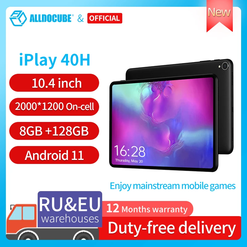ALLDOCUBE iPlay 40H восьмиядерным процессором Android 11 ОЗУ 8 Гб ПЗУ 2000 1200x128 | Компьютеры и