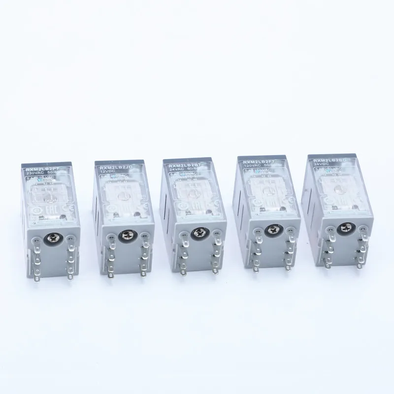 5PCS Relay RXM2LB2BD RXM2LB2P7 RXM2LB2F7 RXZE1M2C 2CO 5A 24VDC 230VAC 120VAC Small Intermediate | Обустройство дома