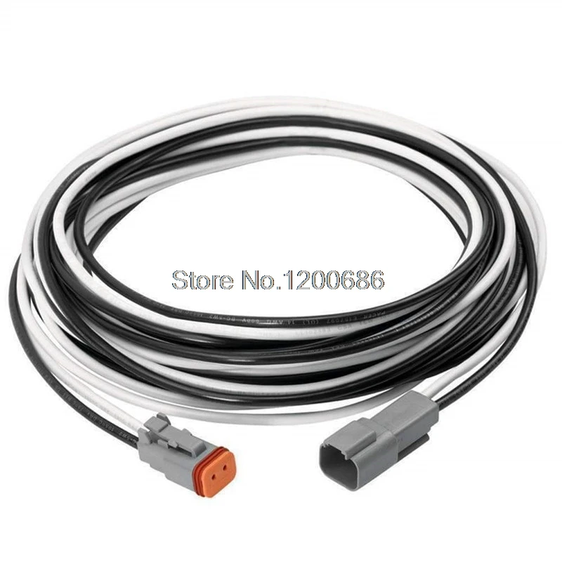 

50CM Deutsch DT 2 3 4 6 8 12 Pin Extension Cable Male Female Waterproof Electrical Wire Connector plug Kit WIRE HARNESS
