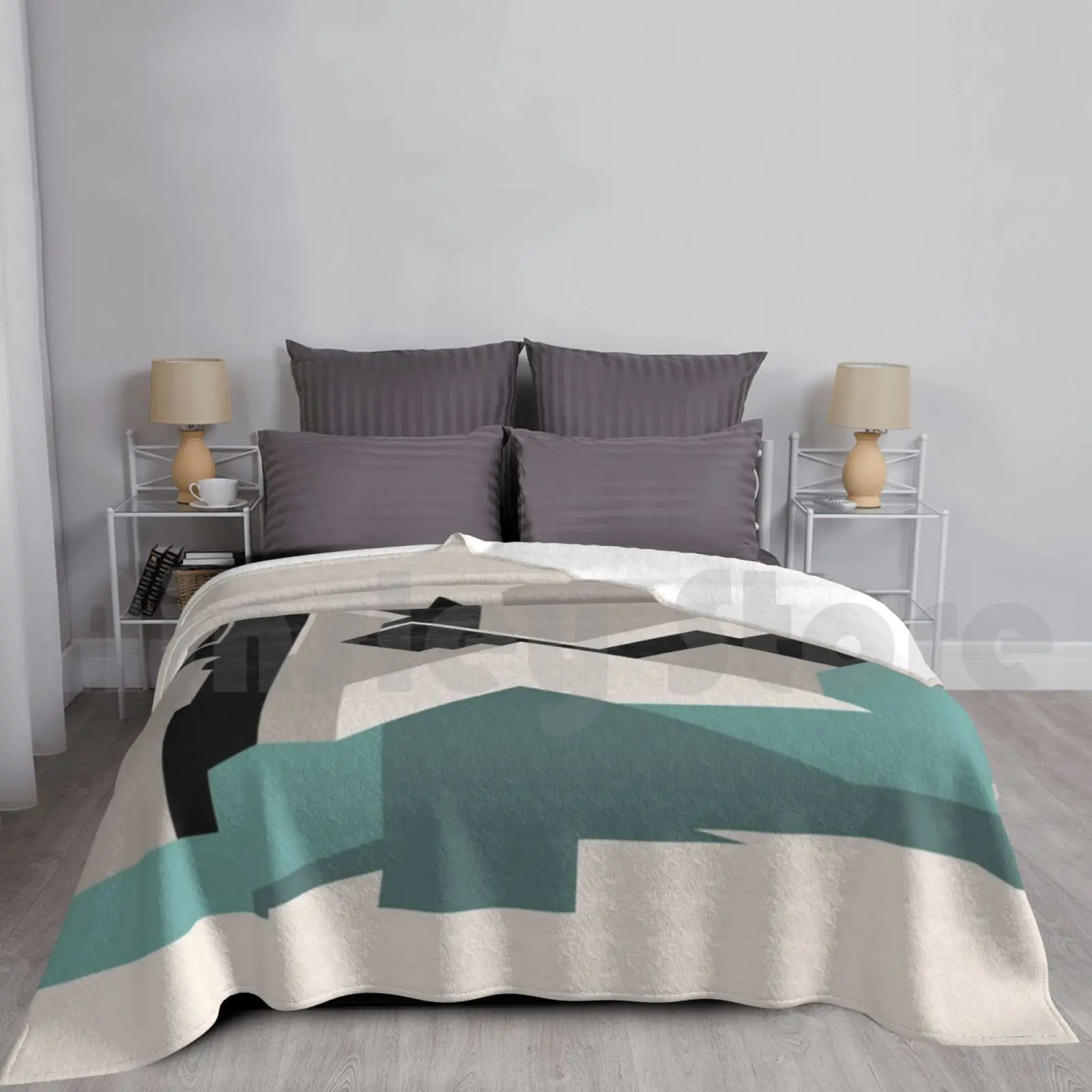 Одеяло Ae Envane для дивана кровати путешествий Autechre Warp Aphex двойные дизайнеры