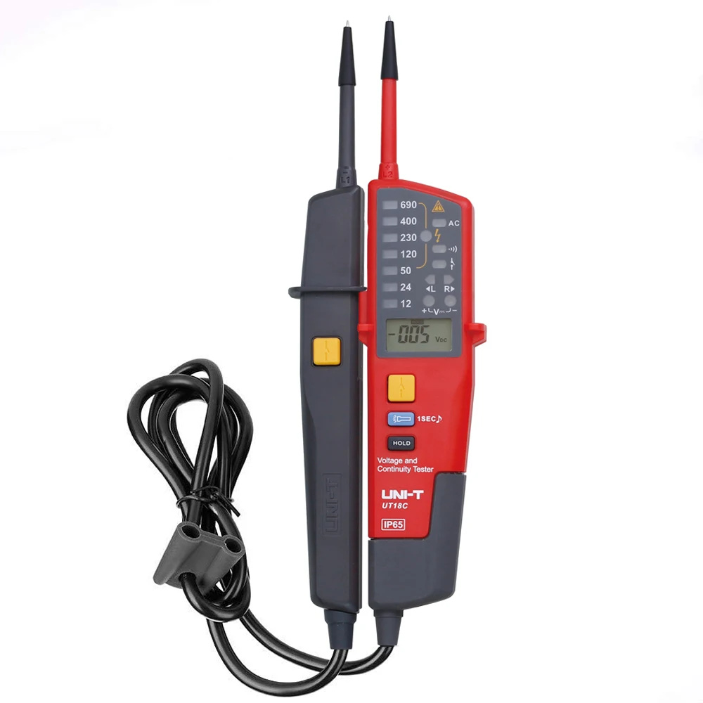 Фонарик с автоматическим выбором диапазона и датчиком полярности|Измерители