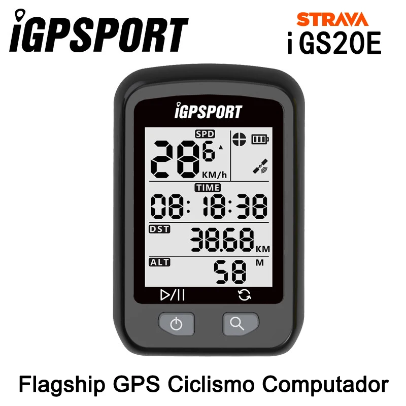 

iGPSPORT iGS20E GPS Bicycle Computer Speedometer Compatible STRAVA Bike Odometer
