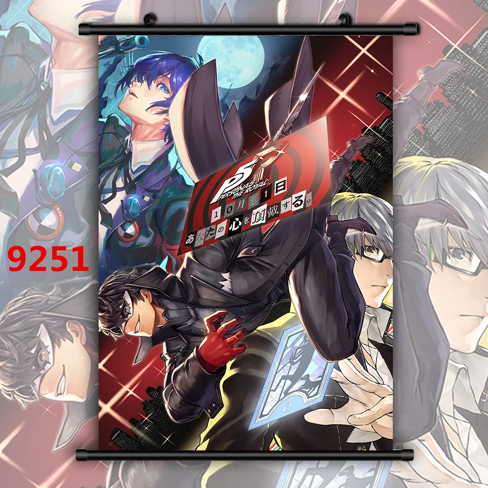 Картина на холсте Persona 5 Королевский йошизава Касуми фантомный вор Аниме Манга