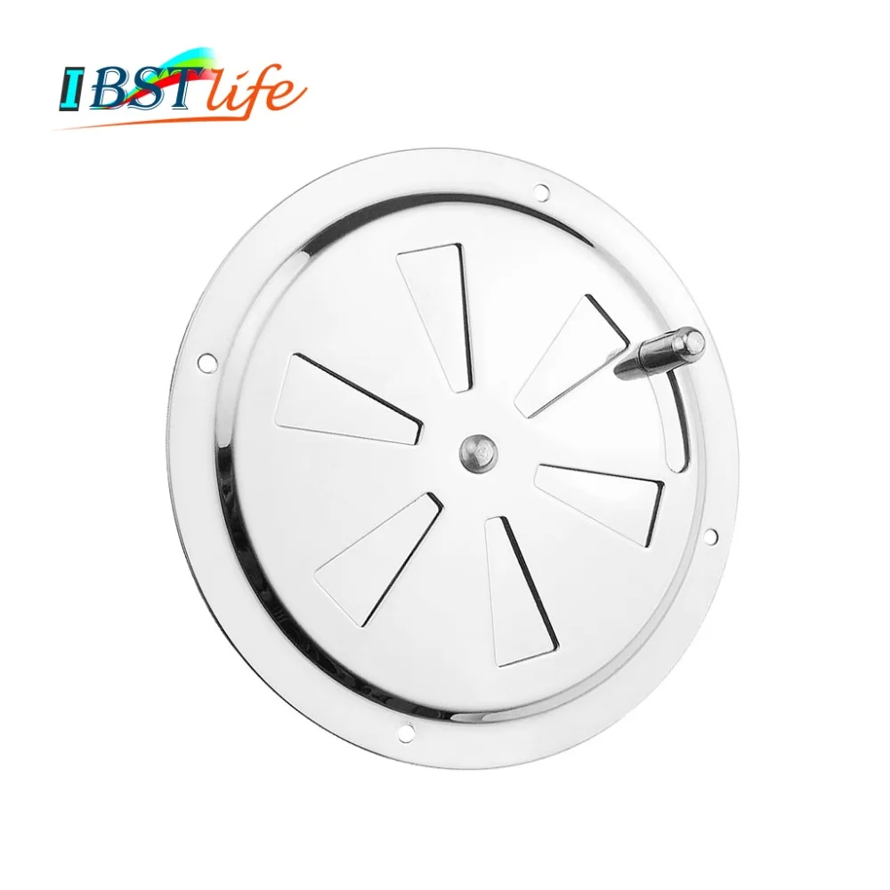

Stainless Steel 316 Boat Marine Round Air Louver Vent Grille Ventilation Louvered Ventilator Grill Cover Side Knob Opening