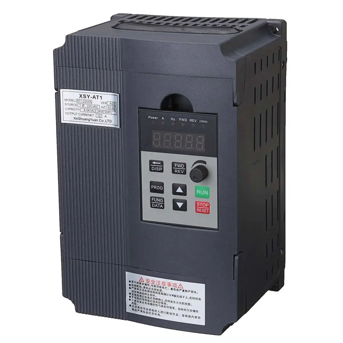 2.2KW 3HP VFD инвертор Freqency конвертер однофазный с переменной частотой привод