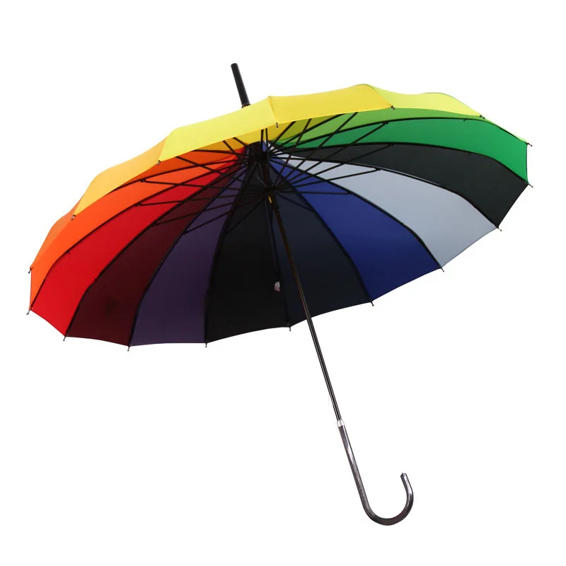 Зонт-пагода с длинной ручкой 16 костей в стиле ретро | Аксессуары для одежды