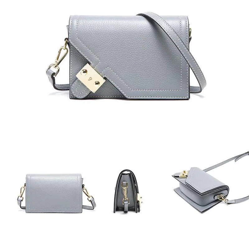 ALNEED сумки для женщин 2019 лоскут из натуральной кожи сумка на плечо качественная