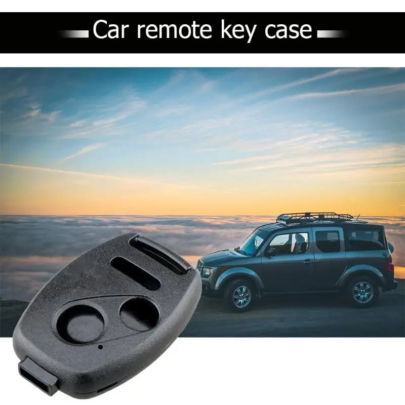 3/4 Buttons Replacement Car Remote Key Fob Shell Case ABS Easy Installation for Accord Crosstour Civic Black 51X36X13mm | Автомобили и