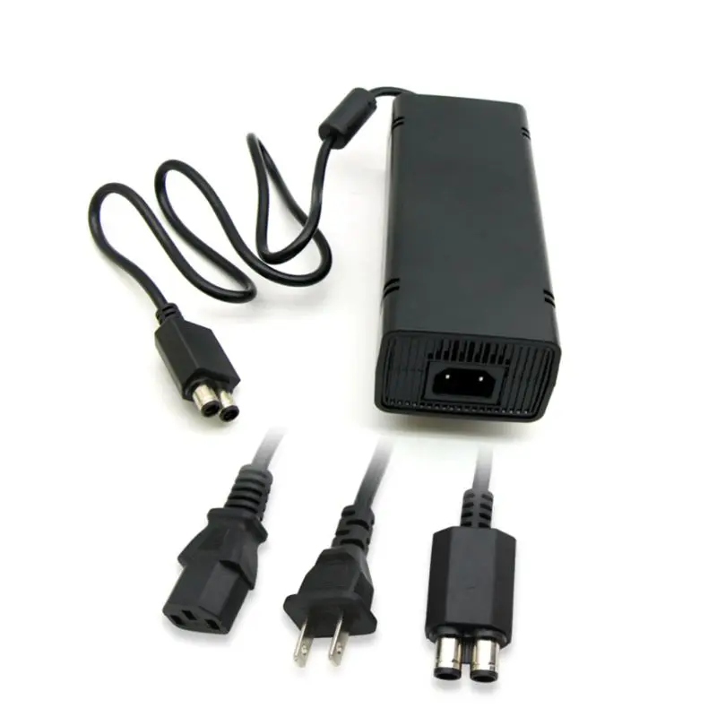 Штепсельная Вилка EU/US AC 100 240V адаптер питания зарядный кабель для X BOX 360 тонкий