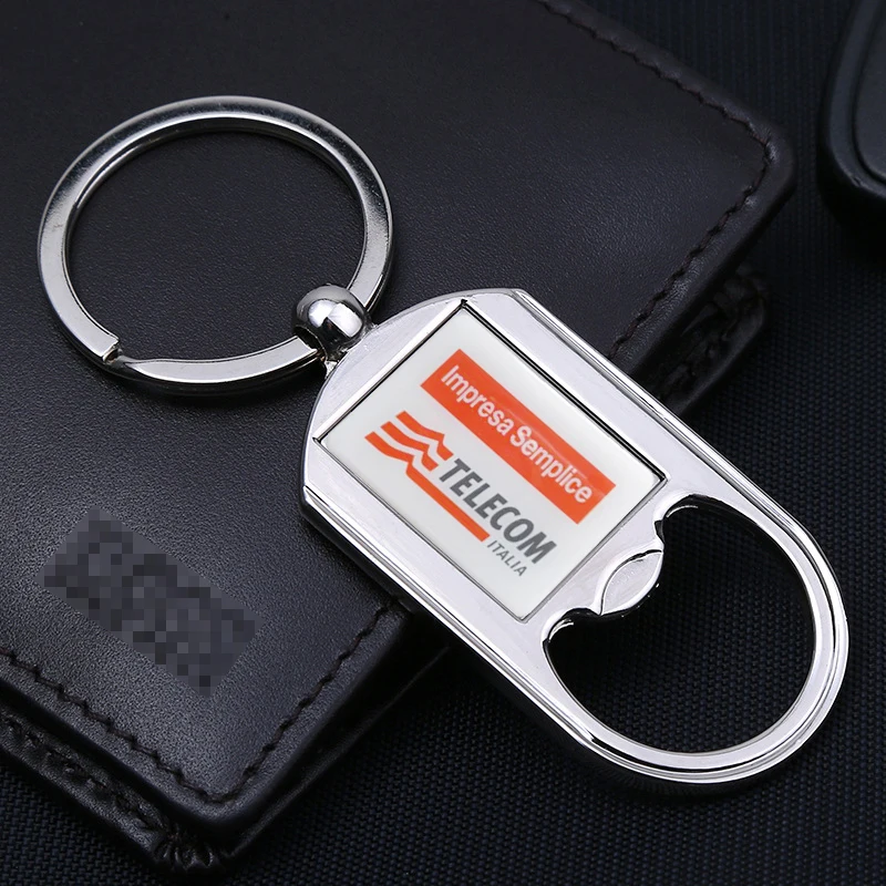 

Personalized Metal Keychain Keyring Beer Bottle Opener Custom Logo Business Promotional Gift Corporate Giveaway Souvenir 100pcs