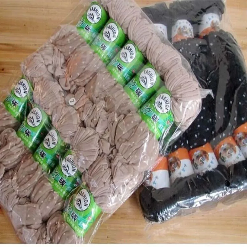 10 пар новинка тонкие короткие носки прозрачные женские в горошек с принтом