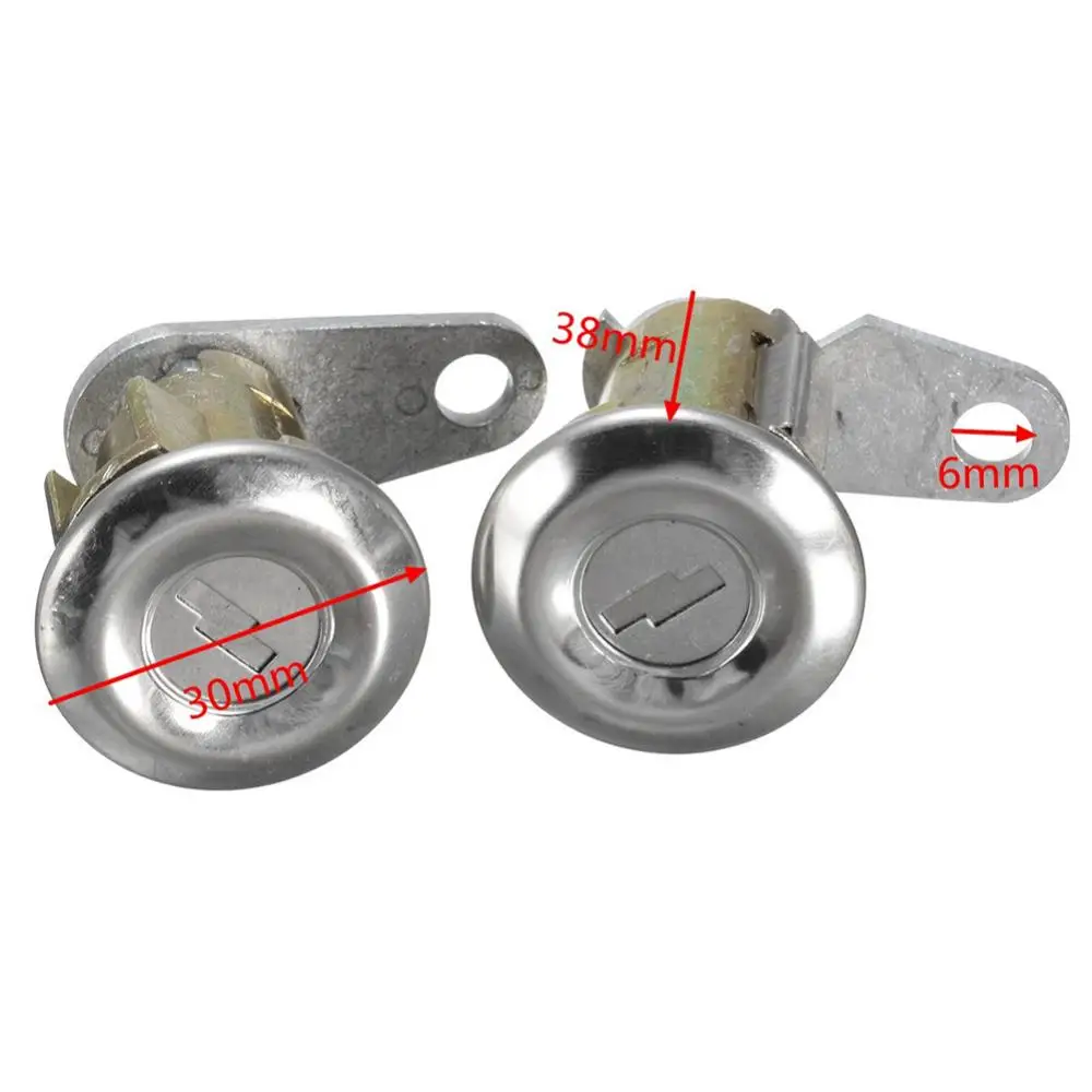 

50%HOT 2Pcs Metal Replacement Door Lock Cylinders with 2 Keys for Ford Mercury Truck