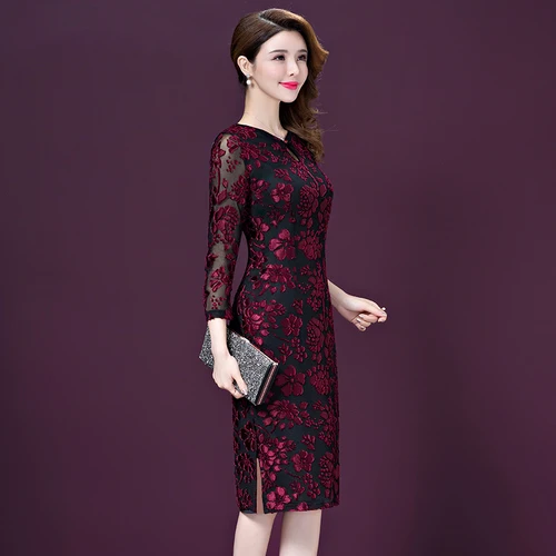 2019 Сезон весна-осень Новый Стиль Ретро Cheongsam с вырезами модная обувь для мамы