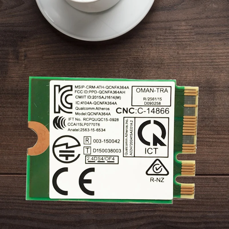 

for MSI GT72/GT80/GS60/GE62/GE72/PE60/PE70 for Dell Alienware 13 R2 17 for Killer 1535 Atheros QCNFA364A 802.11Ac NGFF Card