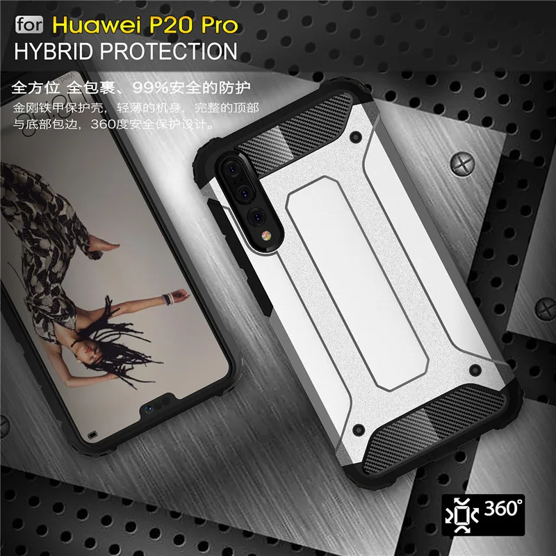 Чехол-броня для samsung Galaxy A50 задняя крышка телефона силиконовый чехол-бампер