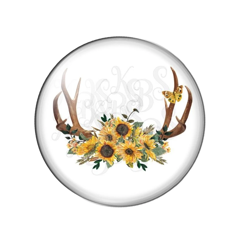 Горячая Распродажа с цветочным рисунком оленьих рогов 8 мм/10 мм/12 мм/18 мм/20 мм/25 мм