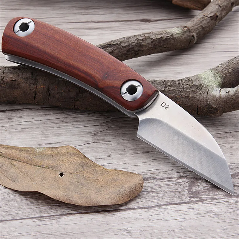 Сандаловое дерево D2 охотничий нож для выживания ничего не замок Джек Live с