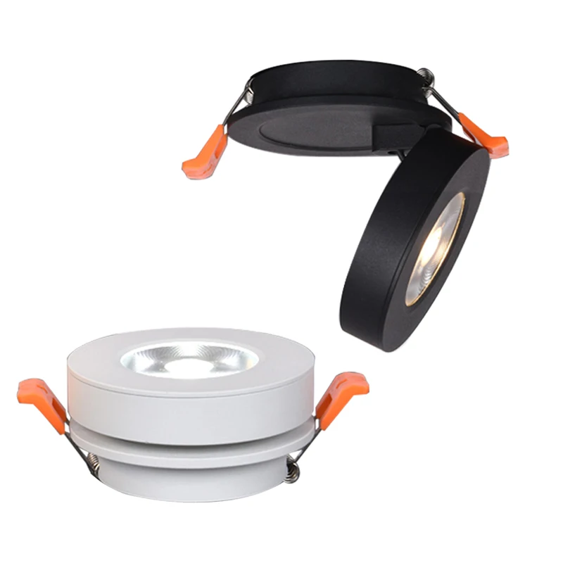 Светодиодный светильник 3 Вт 7 12 складной с регулируемой яркостью встраиваемый