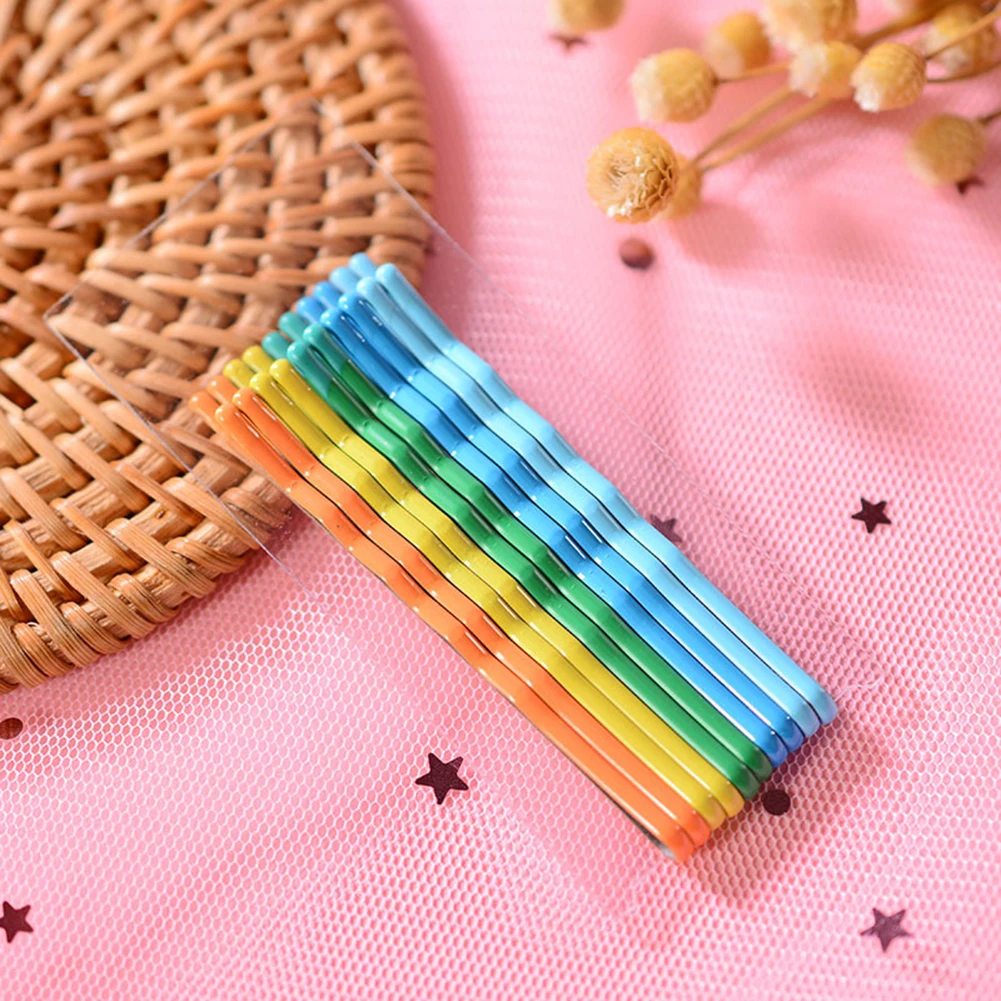 

1Pcs Candy Color Hair Clip Women Word Clip Bangs Clip Side Clip Barrettes Hairpins For Women Girl