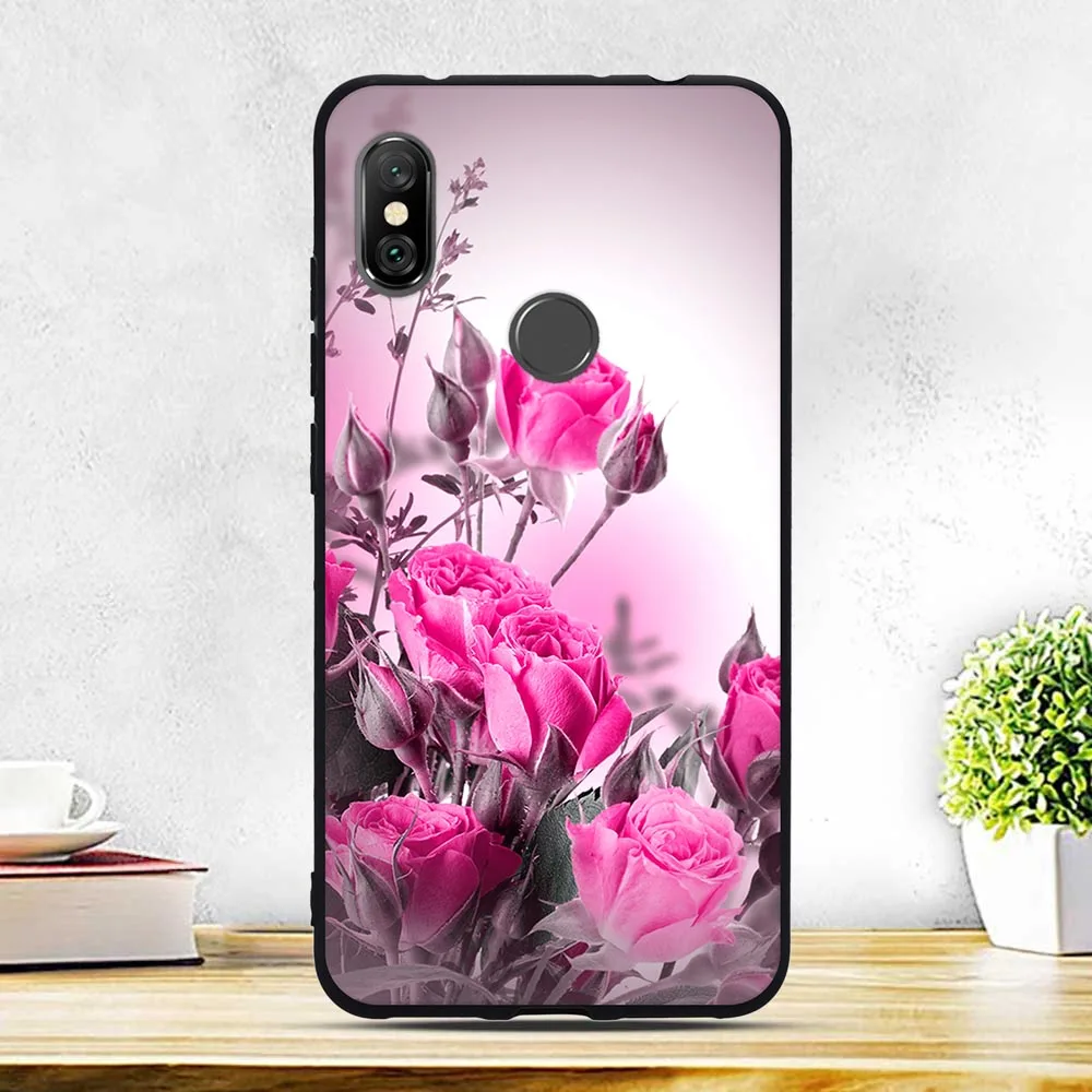 Чехол для Xiaomi Redmi Note 6 Pro чехлы 26 дюйма Мягкая силиконовая задняя крышка из ТПУ Note6