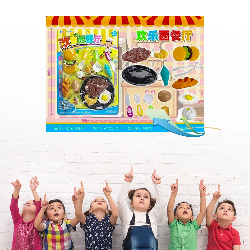 VLAMPO Забавный детский мини игровой домик Детские кухонные игрушки Ранние