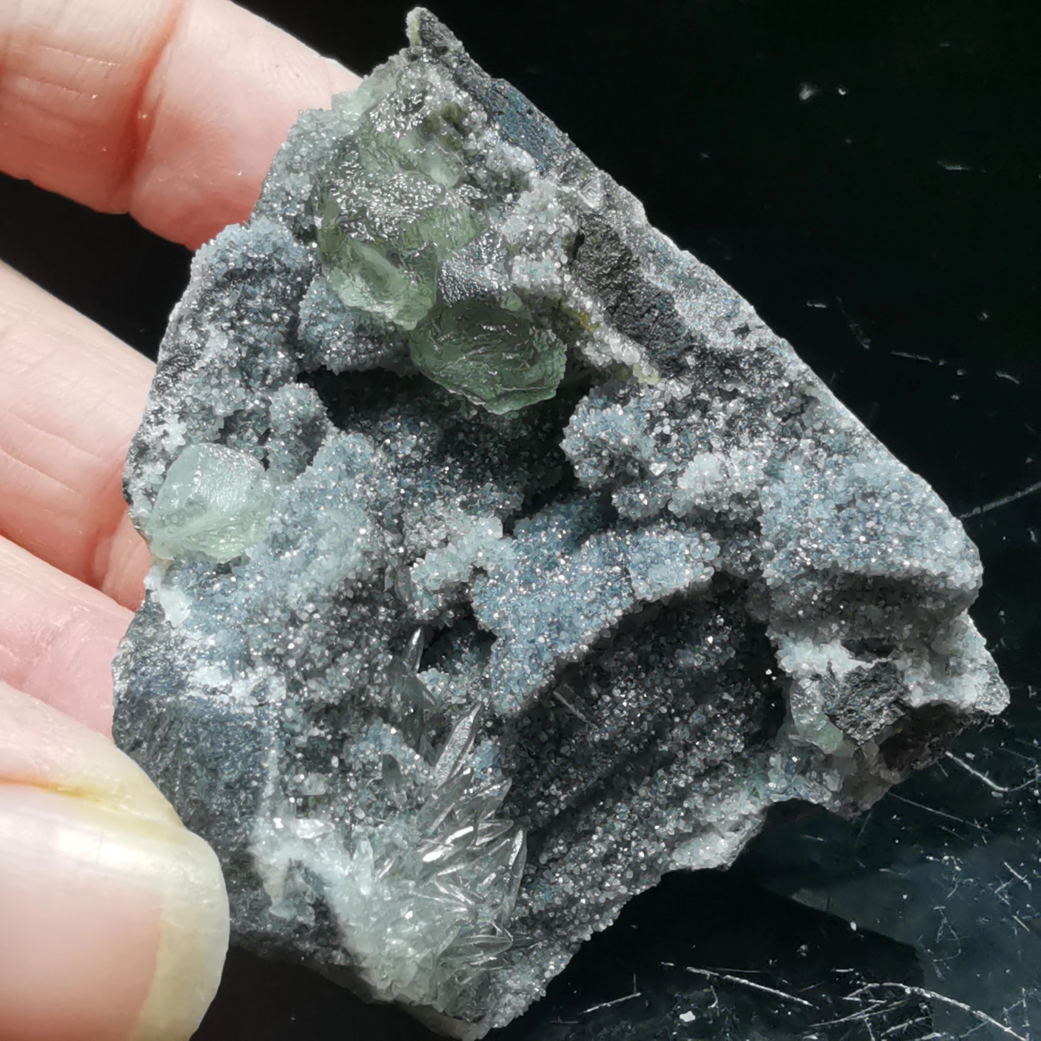 

41.9gNatural rare green fluorite crystal quartz mineral healing energy QUARTZ GEM home decoration teaching specimen ornaments