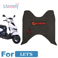 scooter motorcycle mats pedal for suzuki lets rubber foot skid pad floor mat carpet