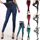 Весна 2020, имитация, женские джинсовые брюки, высокоэластичные облегающие брюки-карандаш WDC4440