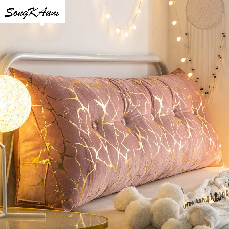 Новая стильная модная моющаяся длинная прикроватная Подушка SongKAum в европейском
