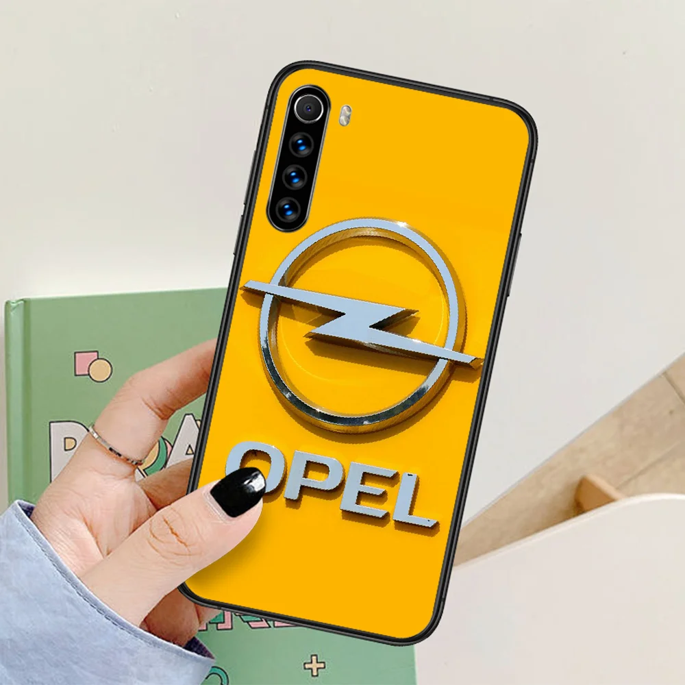 

Opel Astra car logo Phone Case For Xiaomi Redmi Note 7 8 8T 9 9S 4X 7 7A 9A K30 Pro Ultra black Shell Fashion Cell Pretty
