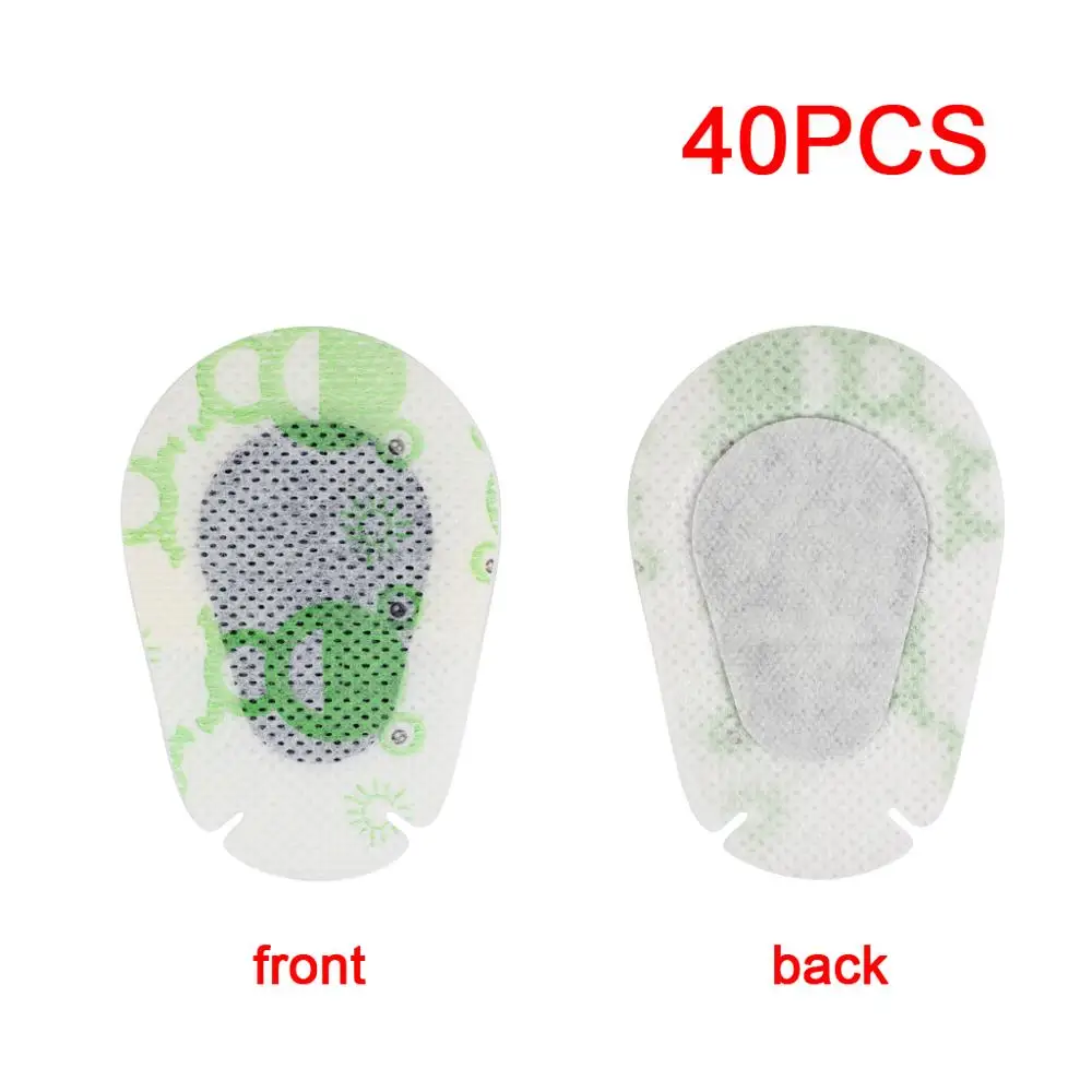 Cartoon frog A 40 шт Разноцветные патчи для глаз с амблиопии коррекция амблиопии тренировка для детей и для пожилых людей защита - Цвет: Cartoon frog A