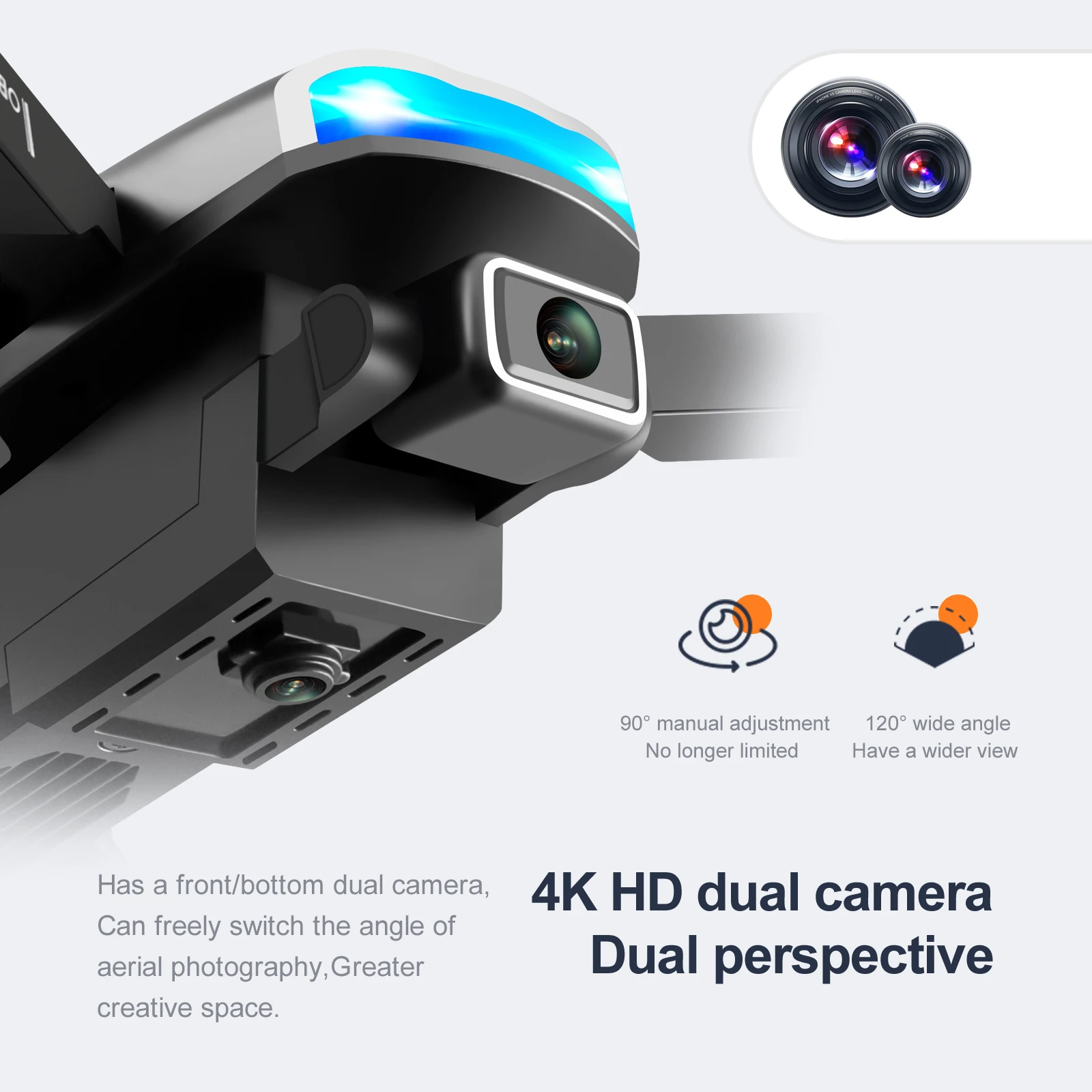 S85 Pro Rc Mini Drone 4k Profesional HD Dual Camera Fpv Drones With Infrared Obstacle Avoidance Helicopter Quadcopter Toys | Игрушки и