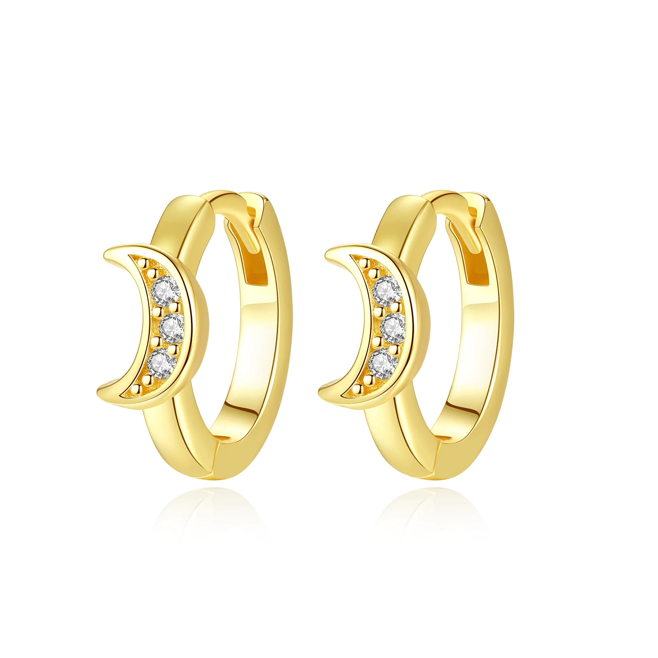 TONGZHE Evil Eye Star Moon Tassel Hoop Earrings 925 Sterling Silver Fashion Jewelry Womens Accessories Gold 2020 | Украшения и