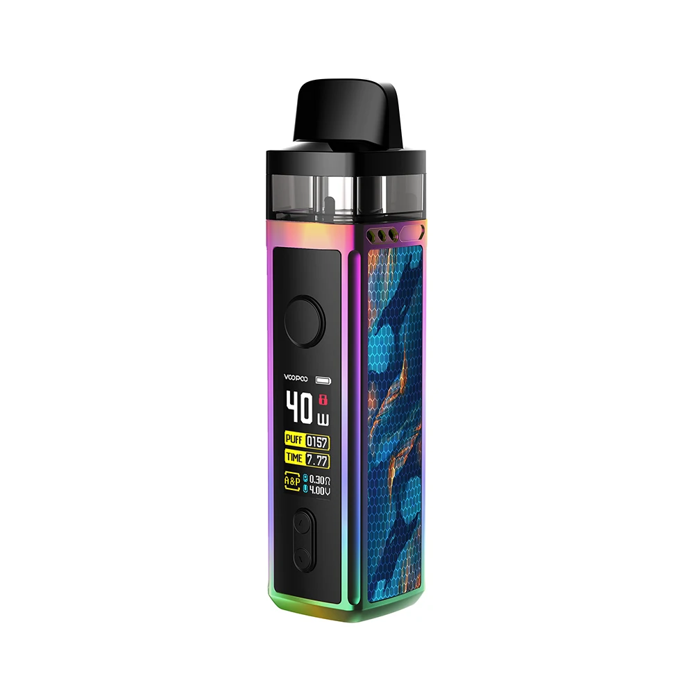 Rainbow Peacock Испания! VOOPOO VINCI Mod Pod Vape комплект с аккумулятором 1500mAh и 5,5 мл Pod вейп-комплект электронной сигареты против Drag Nano/Drag 2 - Цвет: Rainbow Peacock