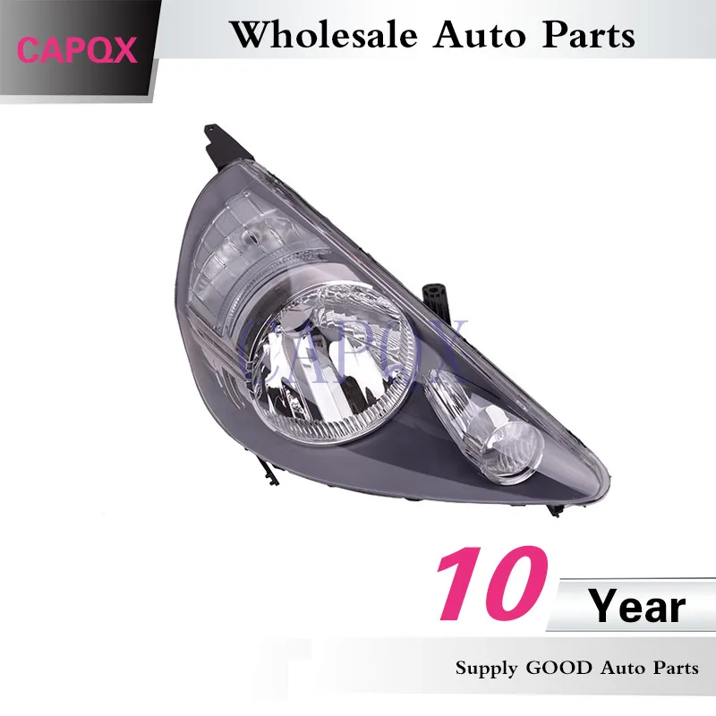 Головной фонарь CAPQX для JAZZ 2005 2006 2007 2008 GD1 GD3 сменный Передний лампа 33151 SAA H51 33101 P52|side