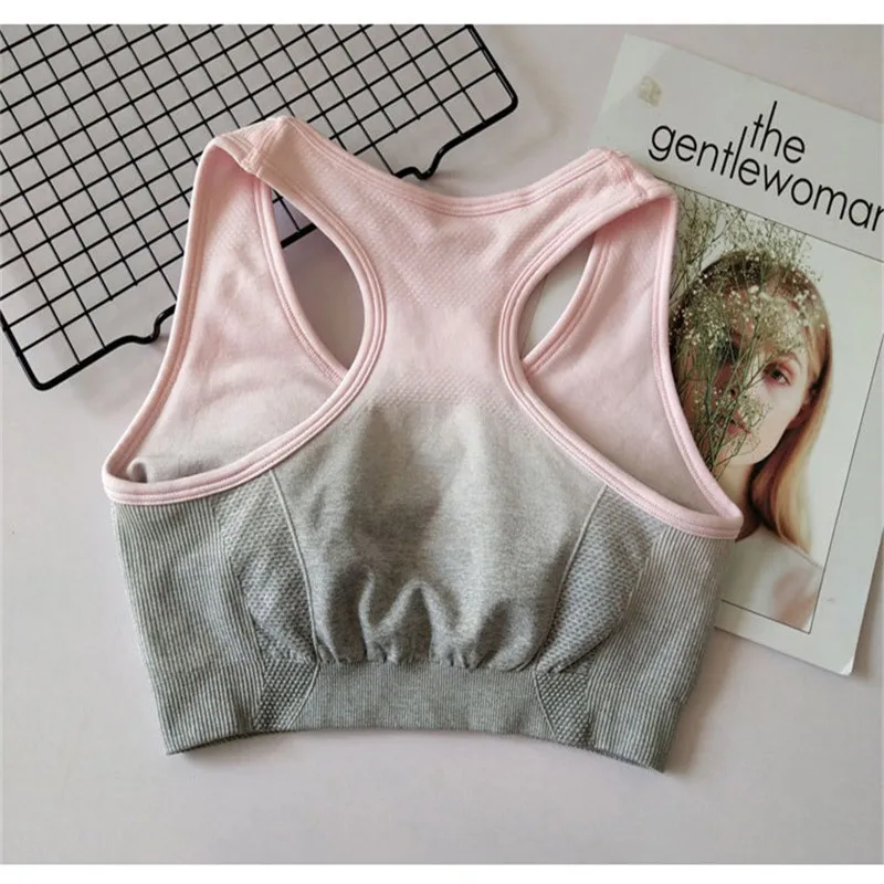 Для женщин бюстгальтер спортивная одежда пуш-ап спортивный Топ Мягкий