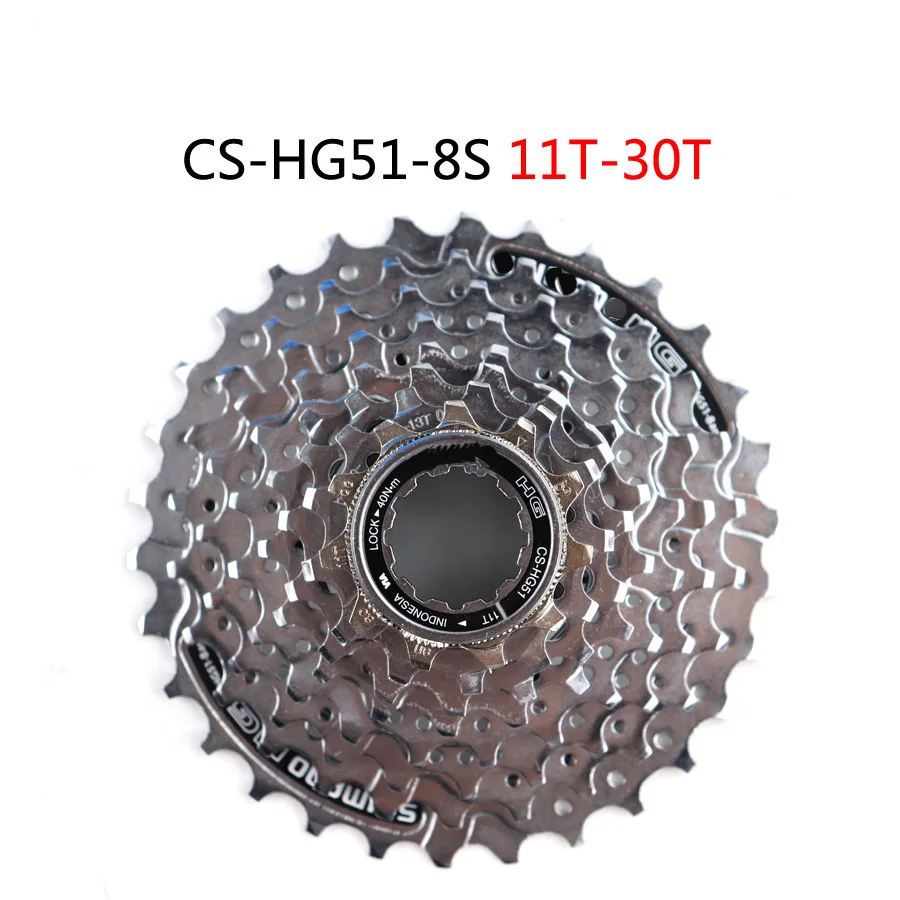 SHIMANO ALIVIO CS HG51-8 кассета оригинальная коробка горный велосипед Freewheel MTB 8 скоростные звездочки 11-30T запчасти для велосипеда